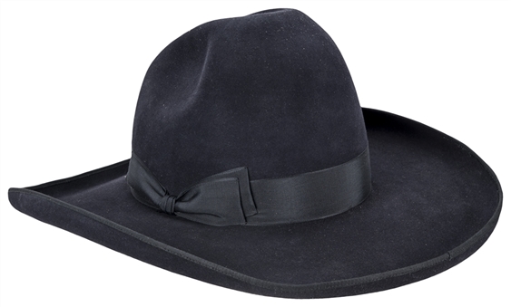 Kareem Abdul-Jabbar Personally Owned Black Cowboy Hat (Abdul-Jabbar LOA)